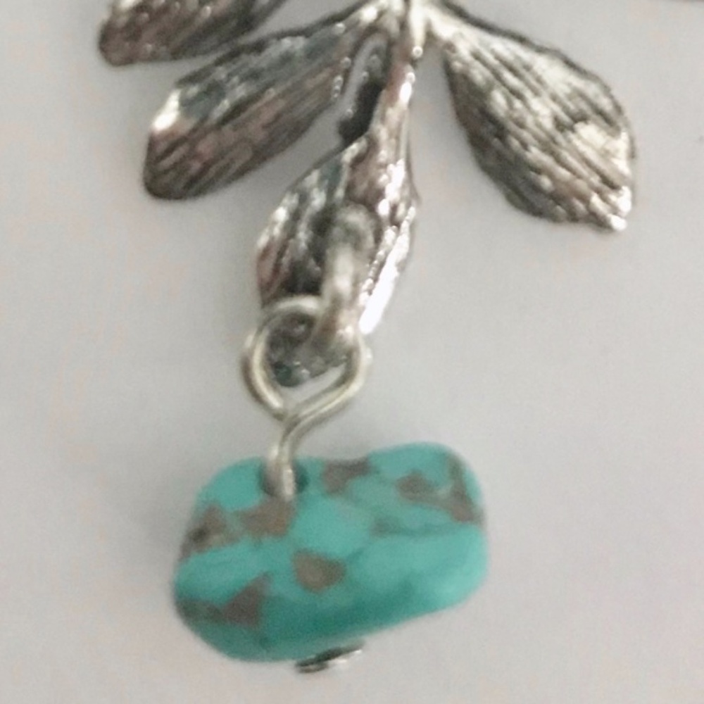 NWOT Bird Nest Branch Silver Tone Pendant Necklace - Picture 9 of 10